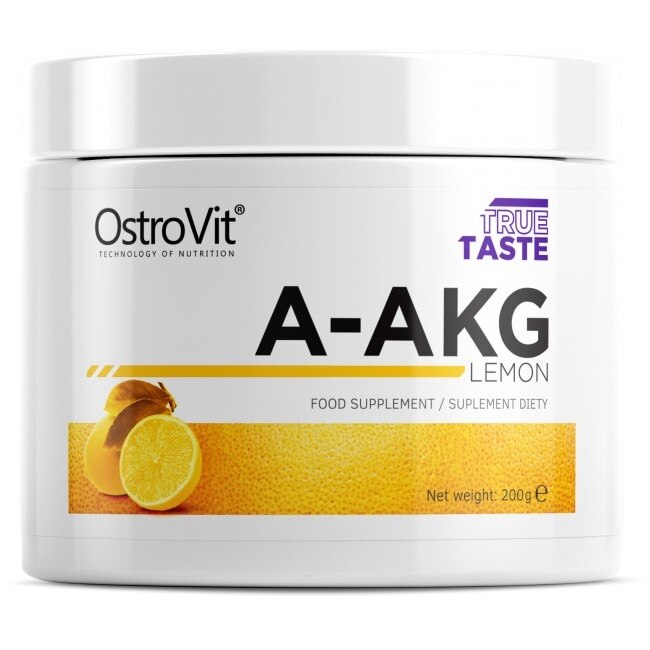 Supliment alimentar OstroVit AAKG Powder, Lemon, 200 gr
