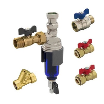 Filtru magnetic retur CT 3/4 cu kit instalare TIEMME Raccorderie Filtru magnetic retur CT 3/4 cu kit instalare TIEMME Raccorderie