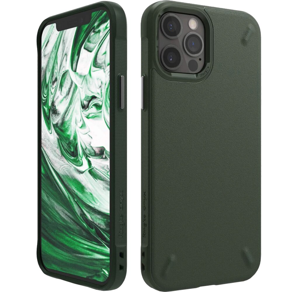 Husa Capac Spate Onyx Durable Verde APPLE Iphone 12, Iphone 12 Pro