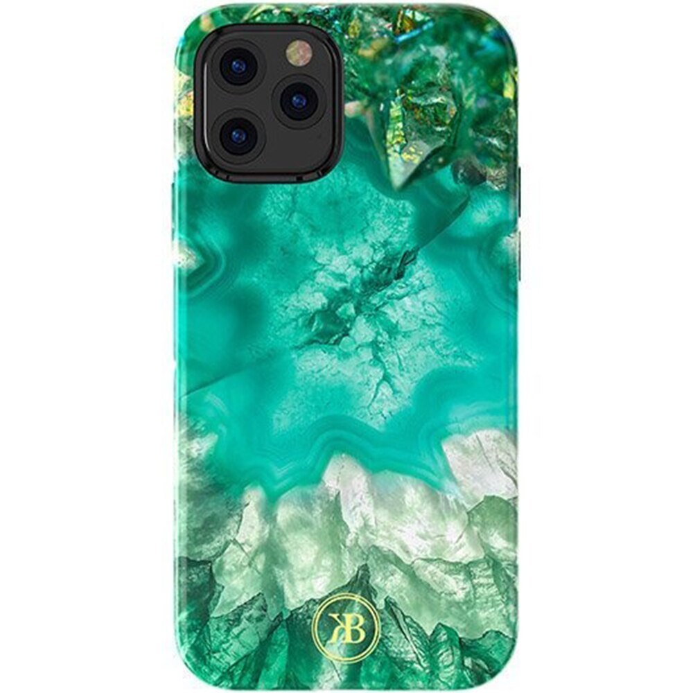Husa Capac Spate Agate Series Verde APPLE Iphone 12, Iphone 12 Pro
