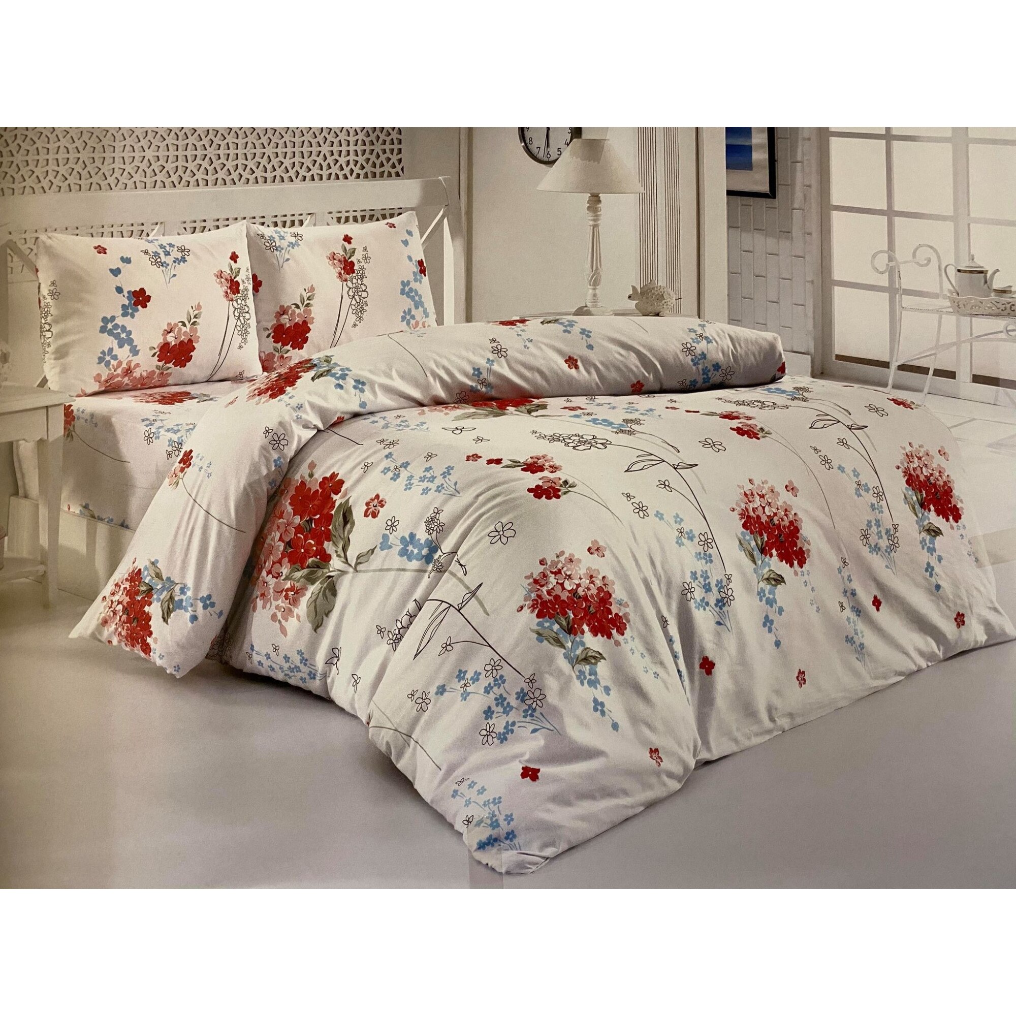 Lenjerie de pat Brillant , din bumbac , 4 piese , 240 x 260 , cod LB*2