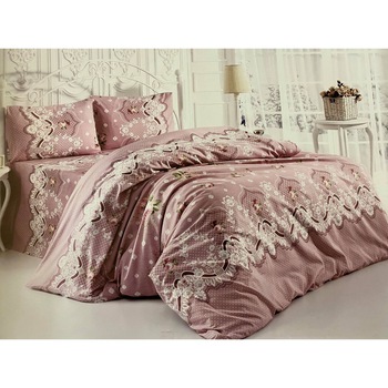 Lenjerie de pat Brillant , din bumbac , 4 piese , 240 x 260 , cod LB*1 Lenjerie de pat Brillant , din bumbac , 4 piese , 240 x 260 , cod LB*1