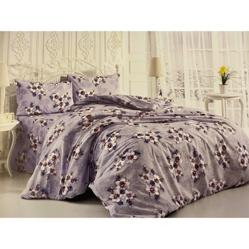 Lenjerie de pat Brillant , din bumbac , 4 piese , 240 x 260 , cod LB*9 Lenjerie de pat Brillant , din bumbac , 4 piese , 240 x 260 , cod LB*9