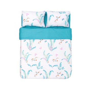 Lenjerie King size BBC 4 piese, 144TC, Bumbac 100%, Model Chloe, Multicolor Lenjerie King size BBC 4 piese, 144TC, Bumbac 100%, Model Chloe, Multicolor