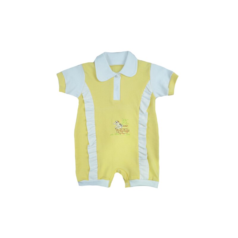 Salopeta de vara pentru copii Pifou 28-30G, Galben, 62 cm