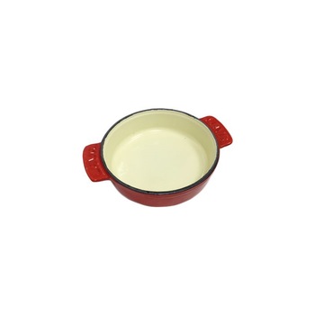 Cratita fonta 14 cm, rosu - LAVA Cratita fonta 14 cm, rosu - LAVA