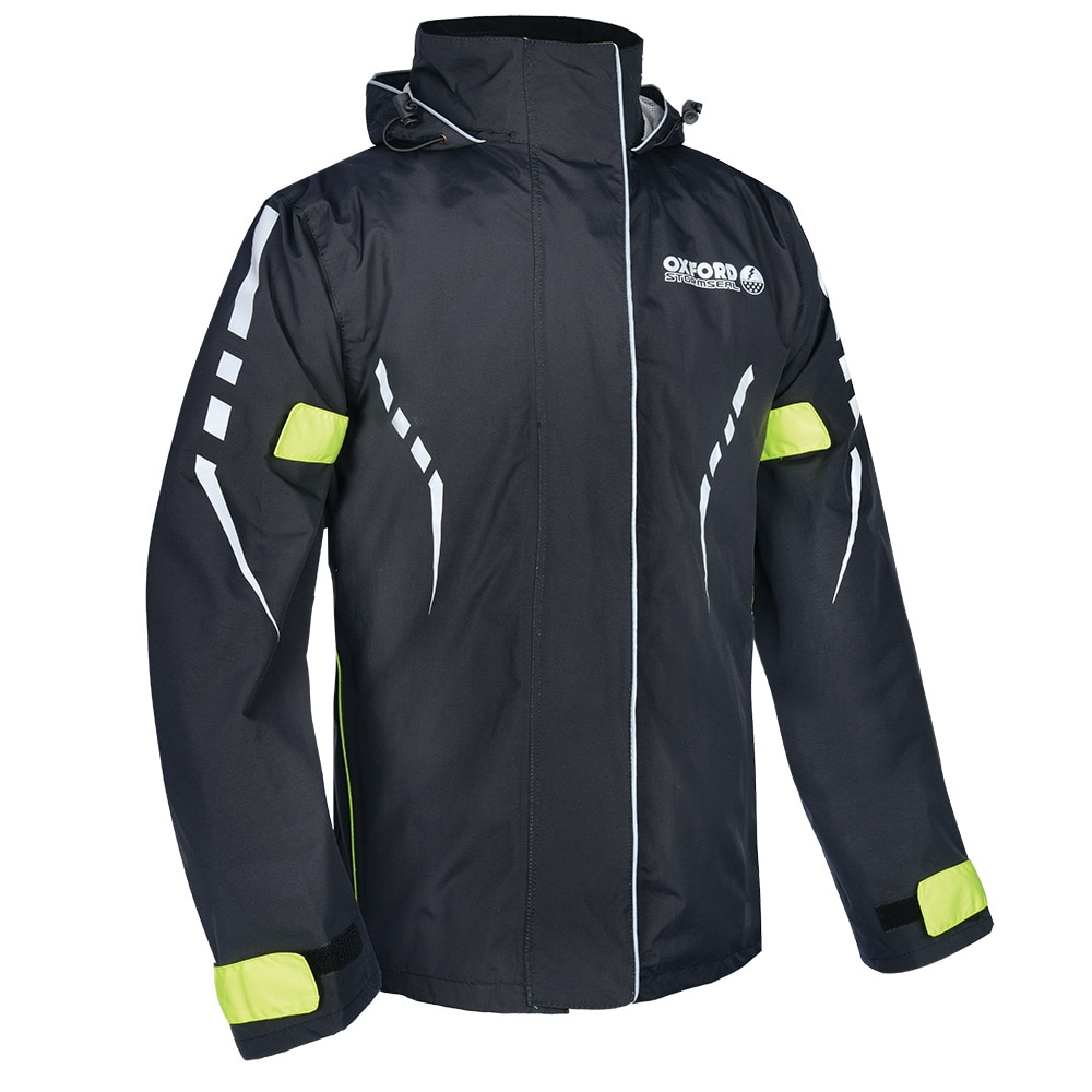 Geaca impermeabila Oxford Stormseal, marime 2XL, culoare negru/galben