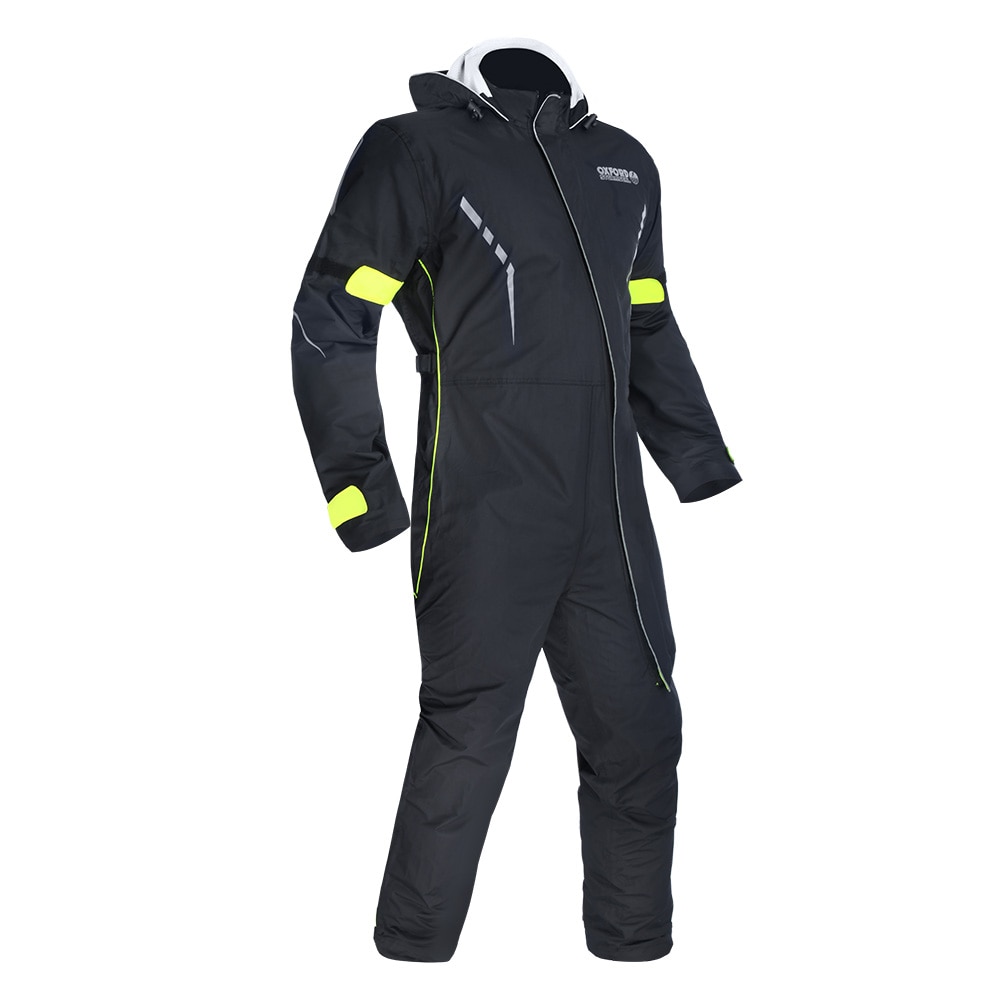 Combinezon impermeabil Oxford Stormseal, culoare negru/galben, marime 4XL
