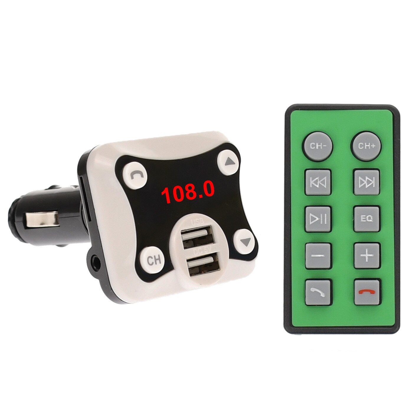 Modulator Wireless Auto cu telecomanda, FM, Bluetooth, USB, SD card - ALSA642