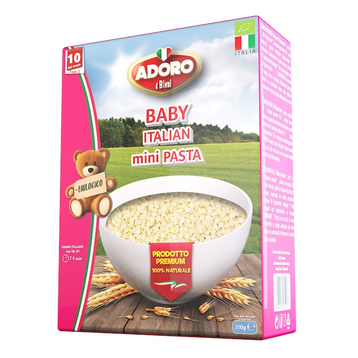 Paste stelline BIO Adoro i Bimbi, 200g, de la 10 luni