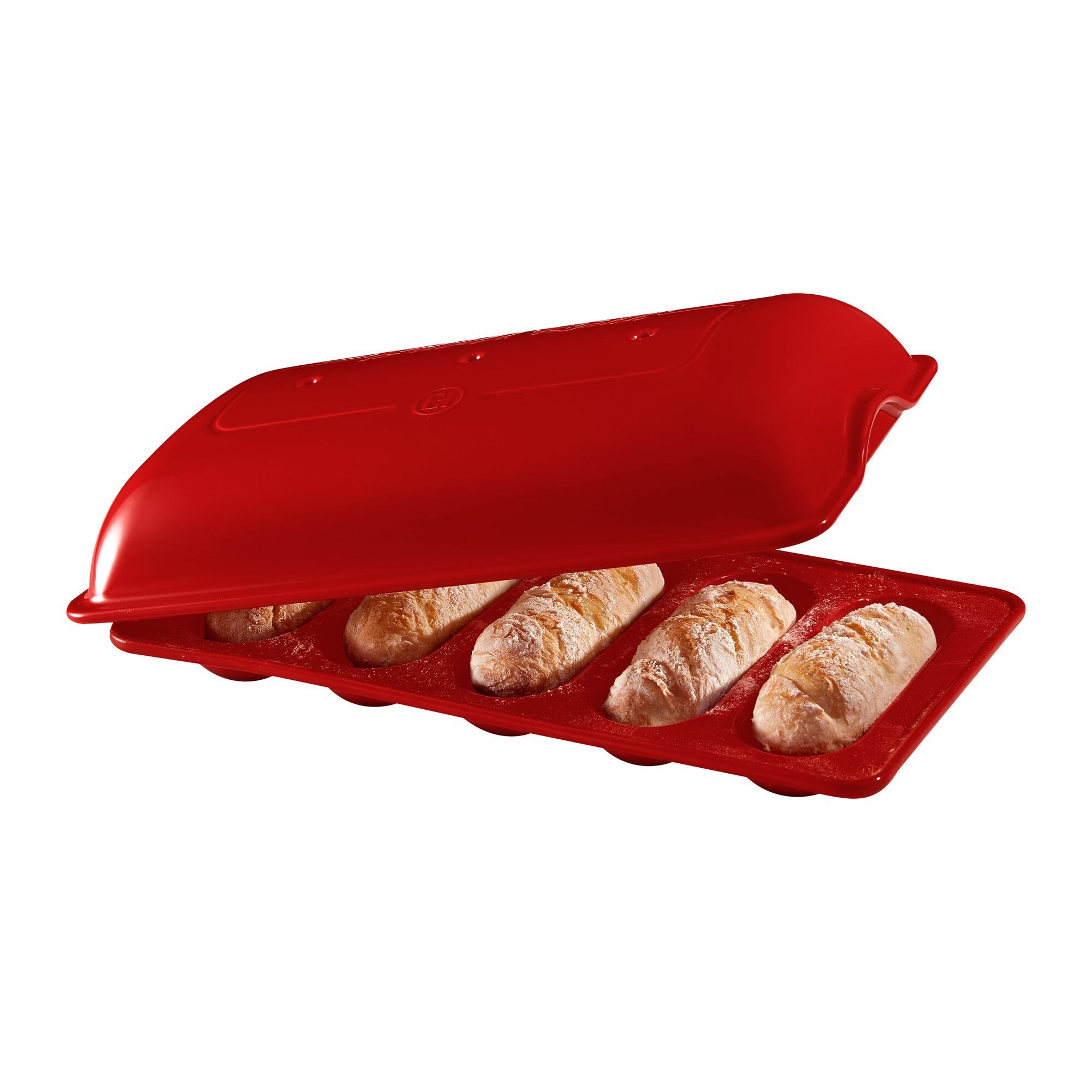 Tava mini-baghete, 39 x 23 cm, Burgundy - Emile Henry