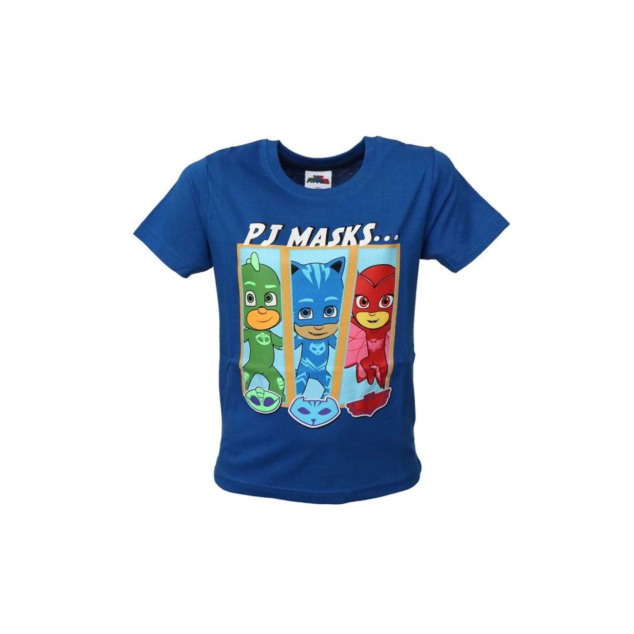 Tricou pentru copii, PJ Masks, albastru, ani, 100% bumbac, Albastru
