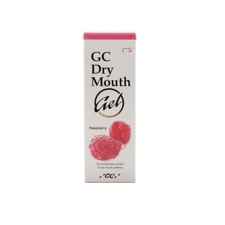 GC Dry Mouth Szájszárazság elleni gél, 40 g, málna ízű