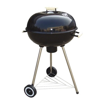 Gratar de gradina, rotund, combustibil carbune, demontabil, cu roti deplasare, 3 picioare, negru Gratar de gradina, rotund, combustibil carbune, demontabil, cu roti deplasare, 3 picioare, negru