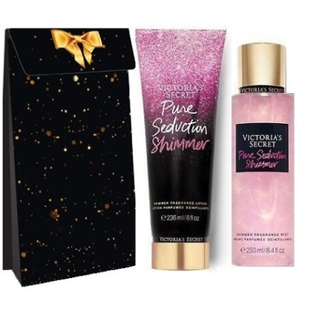 Set Victoria Secret, Pure Seduction Shimmer, Spray de corp 250 ml si Lotiune de corp 236 ml Set Victoria Secret, Pure Seduction Shimmer, Spray de corp 250 ml si Lotiune de corp 236 ml