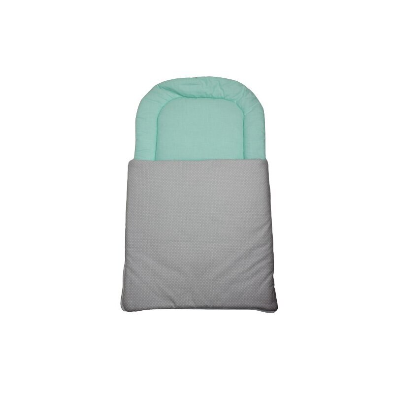 Port bebe, verde cu gri