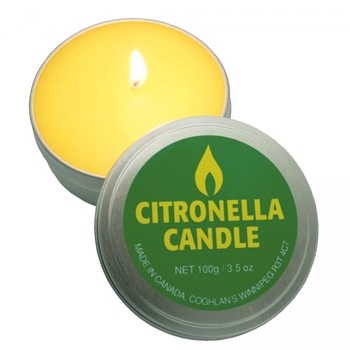 Lumanare Coghlan’s 9075 cu citronela timp de ardere 16-18 ore, in cutie metalica cu inchidere Lumanare Coghlan’s 9075 cu citronela timp de ardere 16-18 ore, in cutie metalica cu inchidere