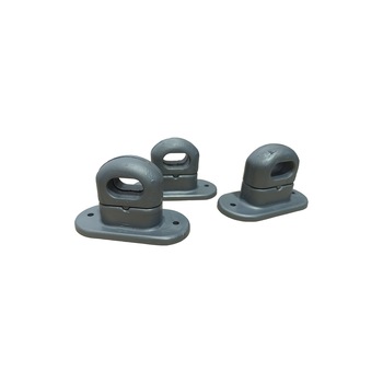 Set 100 Bride Rotative pentru Folie Terasa PVC Transparent si Prelata, Gri Set 100 Bride Rotative pentru Folie Terasa PVC Transparent si Prelata, Gri
