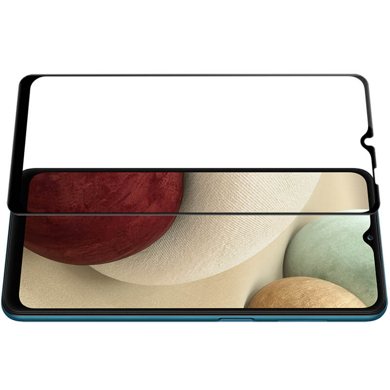 Protector de sticla pentru Samsung Galaxy A12, 9D, sticla securizata, capac complet si adeziv, negru
