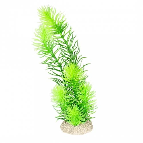 Decoratiune pentru acvariu, Artificial Hornwort, Ebi, 24 cm, Verde