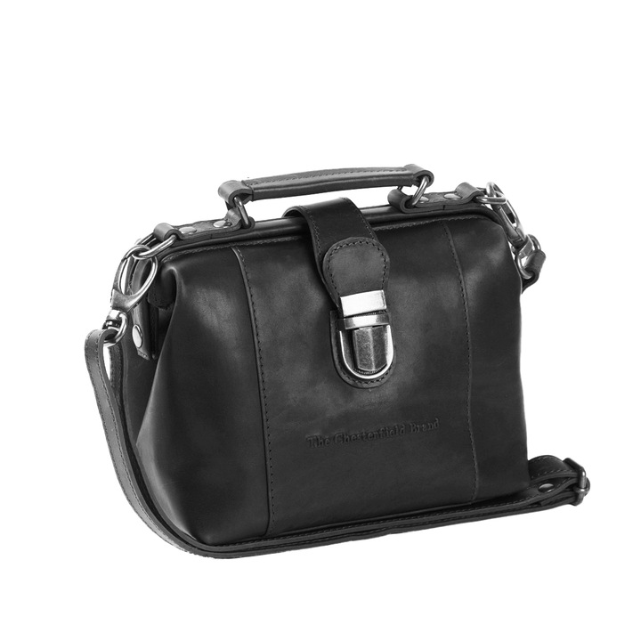 The Chesterfield Brand női táska, fekete eredeti bőrből, Rachael