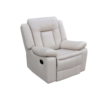 Fotoliu Ackerley Taupe, Mobila Domnel, Piele naturala cu 1 recliner manual, 100 cm Fotoliu Ackerley Taupe, Mobila Domnel, Piele naturala cu 1 recliner manual, 100 cm