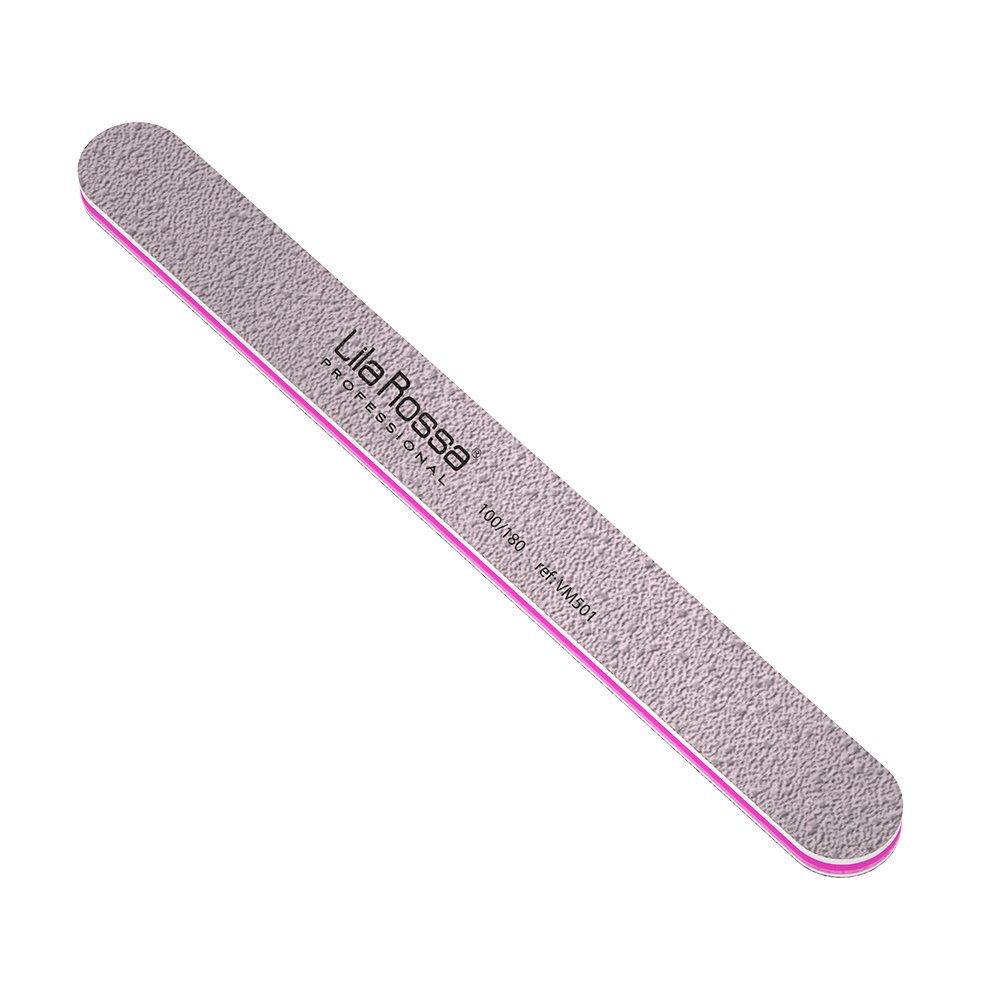 Pila unghii Lila Rossa, dreapta, gri, granulatie 100/180