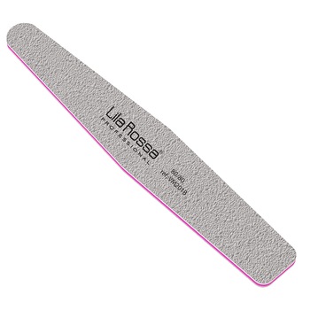 Pila unghii Lila Rossa, romb, gri, granulatie 80/80 Pila unghii Lila Rossa, romb, gri, granulatie 80/80