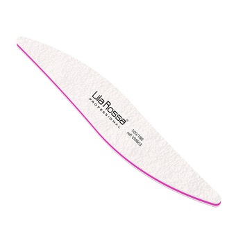 Pila unghii Lila Rossa, ovala, alba, granulatie 100/180 Pila unghii Lila Rossa, ovala, alba, granulatie 100/180