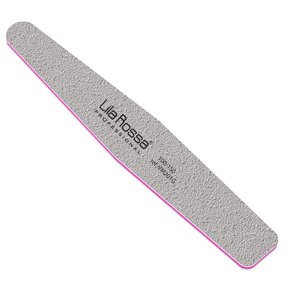 Pila unghii Lila Rossa, romb, gri, granulatie 100/150