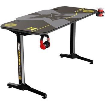 Birou gaming Serioux Radiance, Negru/Galben Birou gaming Serioux Radiance, Negru/Galben