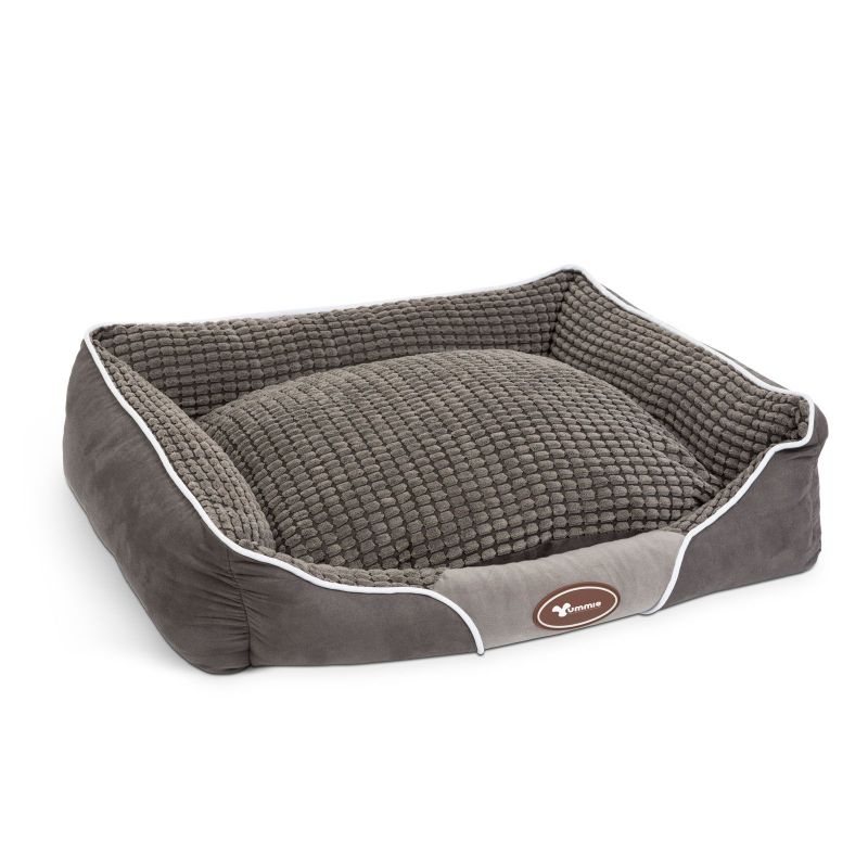 Culcus pentru caini / pisici, 80 x 60 cm, gri