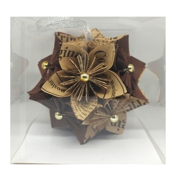 Glob Kusudama - combined newspaper 1 Glob Kusudama - combined newspaper 1