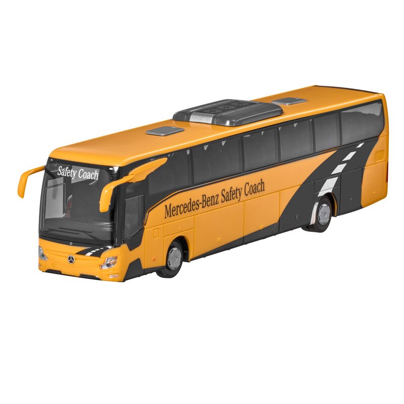 Macheta autobuz Tourismo Safety Coach scara 1:87, portocalie, Originala Mercedes