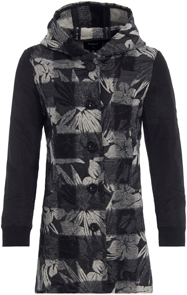 Palton Desigual 1788, Negru, 46