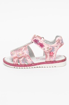 Tom Tailor, Sandale cu imprimeu floral si inchidere velcro Tom Tailor, Sandale cu imprimeu floral si inchidere velcro
