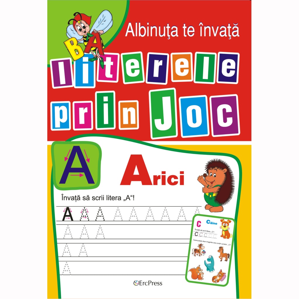 Albinuta te invata literele prin joc
