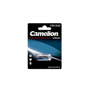 Baterie Camelion CR123A litiu 3V diametru 16,8mm x h 34,5mm B1 (10/200) Baterie Camelion CR123A litiu 3V diametru 16,8mm x h 34,5mm B1 (10/200)