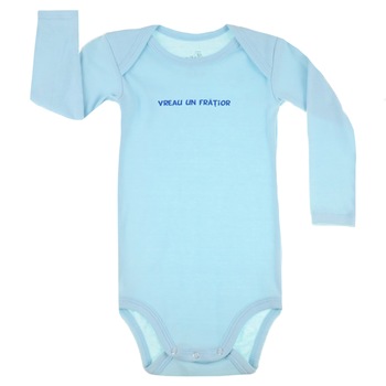 Body cu maneca lunga pentru baieti Pifou Model 6 ML6A2, Albastru, 92 cm Body cu maneca lunga pentru baieti Pifou Model 6 ML6A2, Albastru, 92 cm