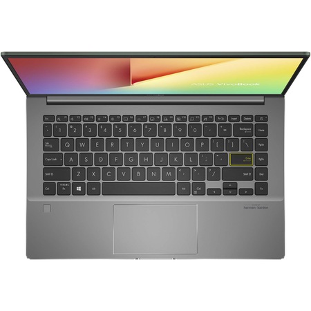 Laptop ultraportabil ASUS VivoBook S14 S435EA cu procesor Intel® Core™ i5-1135G7 pana la 4.20 GHz, 14", Full HD, 8GB, 512GB SSD, Intel® Iris Xe Graphics, Windows 10 Home, Deep Green