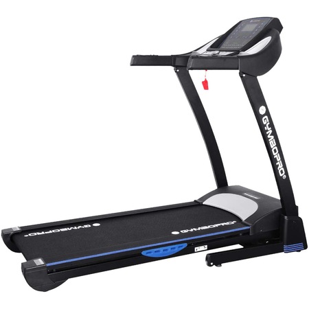 Banda alergare GYMBOPRO, motor 1.75 CP, viteza 1-16 km/h, inclinare automata, greutate maxima utilizator 110 kg