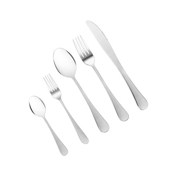 Set tacamuri de masa Teesa 30 bucati otel inoxidabil Set tacamuri de masa Teesa 30 bucati otel inoxidabil