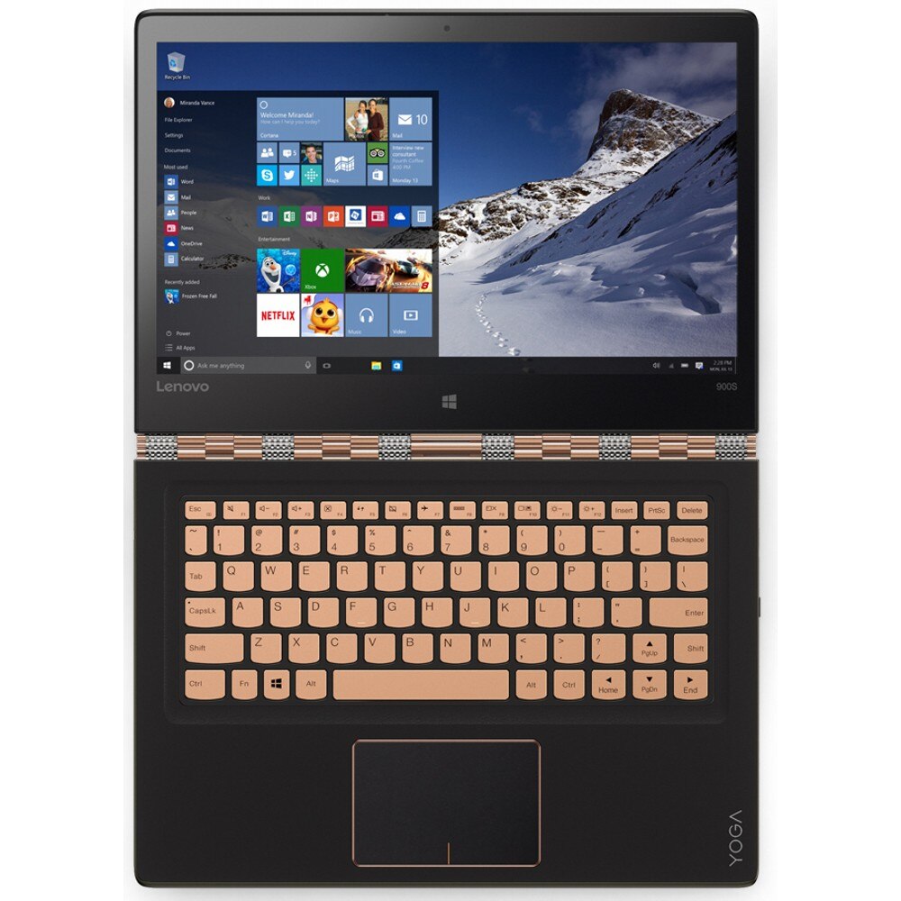Laptop 2 in 1 Lenovo Yoga 900S-12ISK cu procesor Intel® Core™ M5
