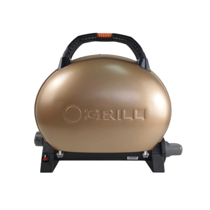 O-GRILL 500 Hordozható Grillsütő 2,7 kW, arany, 211 g / h
