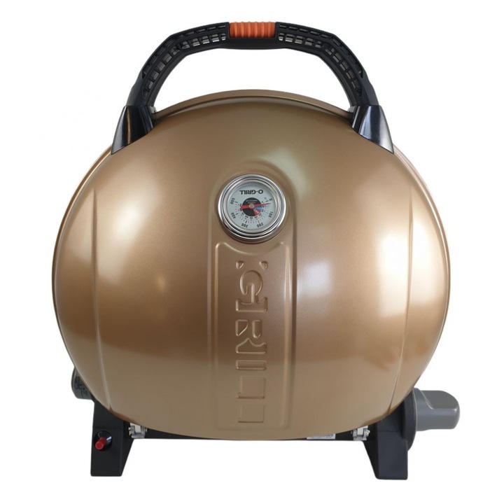 Gratar portabil pe gaz, O-GRILL 900, 3.2kW, auriu, 232 g /h