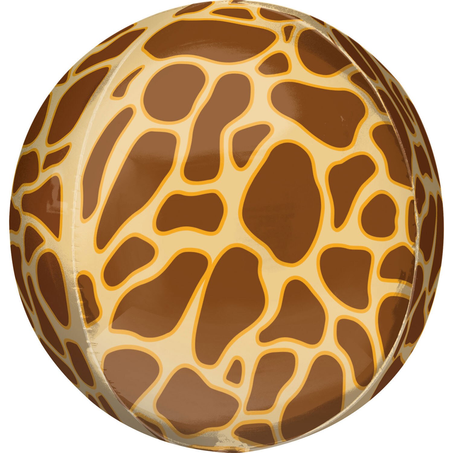 Balon Folie Orbz Animal Print Girafa, 38x40 cm, AMS 42108 01