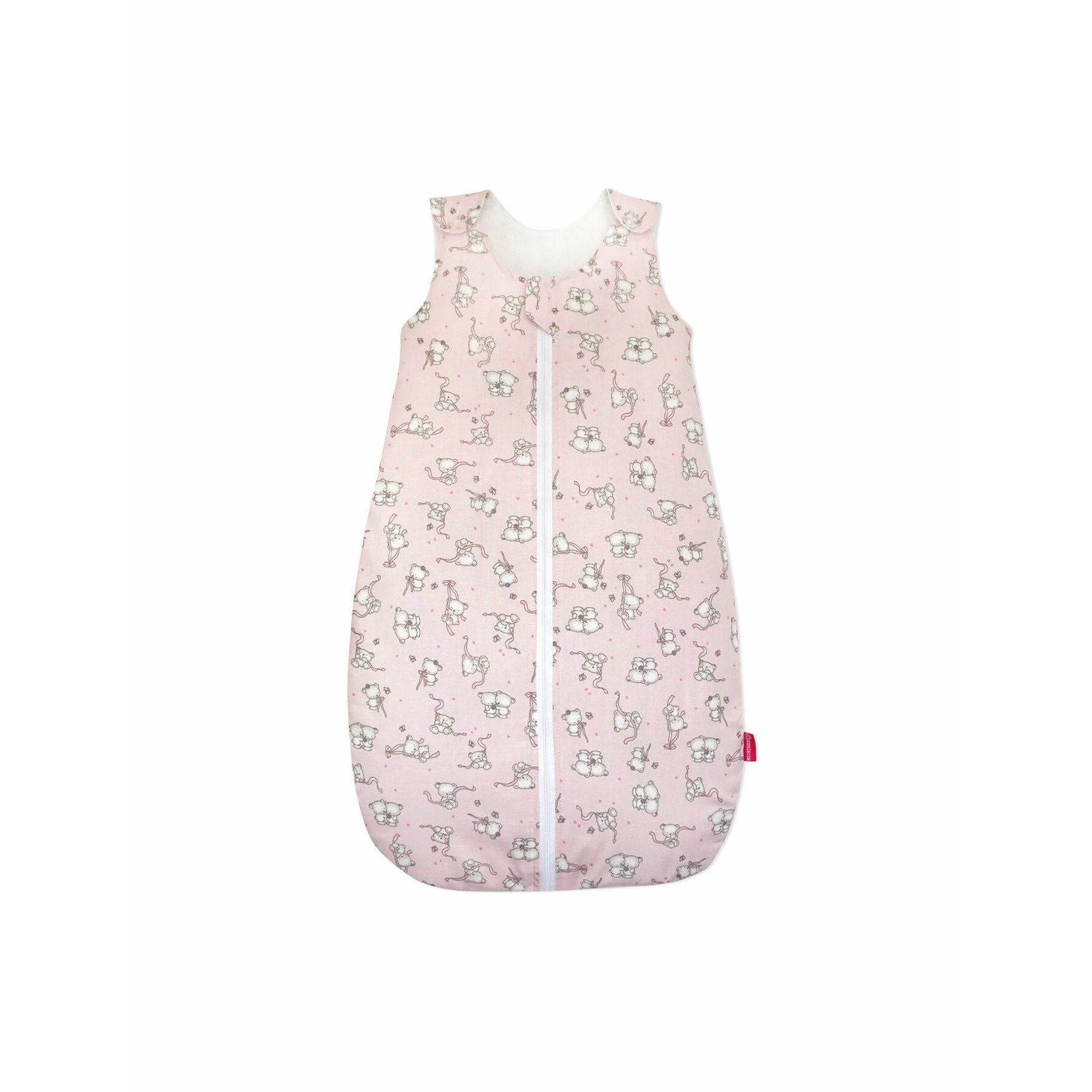 Sac de dormit, KidsDecor, toamna 1 tog Loving Bear Pink 70 cm