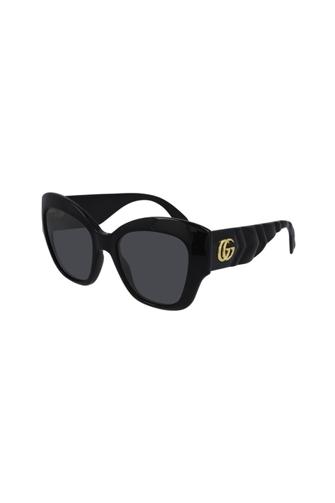 Gucci, Слънчеви очила Cat-Eye, Черен, 53-20-145 Standard
