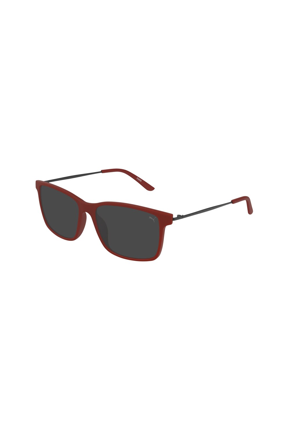 Puma, Ochelari de soare patrati, Negru, 55-16-140 Standard