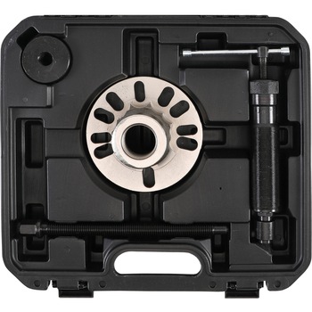 Extractor presa hidraulica pentru tambur si butuc de roata cu 4 si 5 prezoane, diametru 98 - 125 mm, sarcina maxima 10 tone, BGS 7775 Extractor presa hidraulica pentru tambur si butuc de roata cu 4 si 5 prezoane, diametru 98 - 125 mm, sarcina maxima 10 tone, BGS 7775